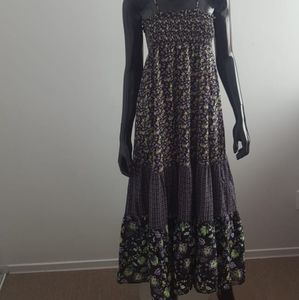 725 Original Floral Spaghetti Strap Dress (Size L)  (K)